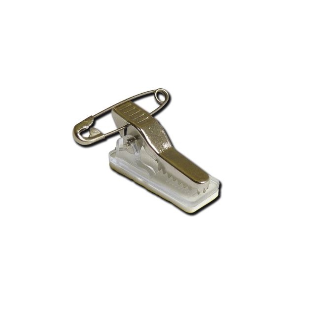 Bilde av Metal crocodile id card clip with pin and self-adhesive pad. 60270106 (DE,SE,NO,FI,RO,PL)